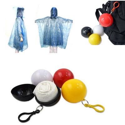 Ball Packed Disposable Raincoat