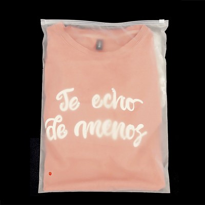 15.8 x 19.7" Matte Frosted Storage Bag Waterproof Zip-Lock Seal Storage Bag Makeup Packing Pouch