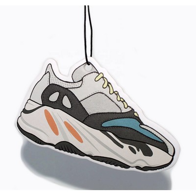 4" Die Cut Shape Custom Full Color Printed Air Freshener w/Grape Scent