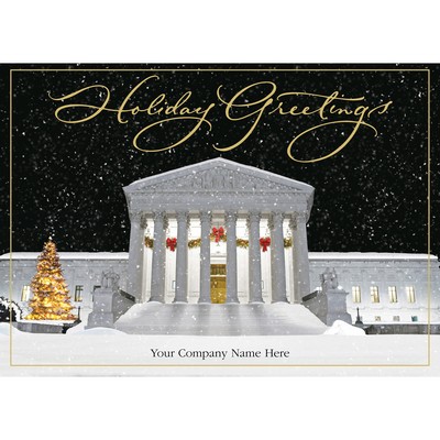 Jolly Justice Attorney Legal Holiday Cards