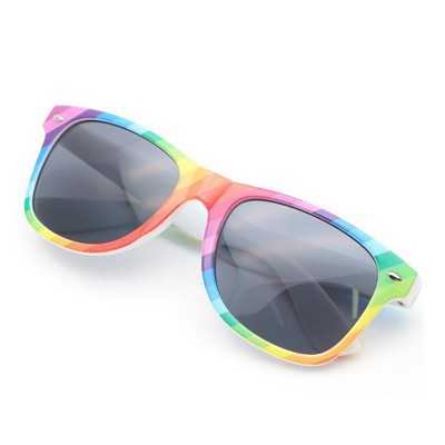 Rainbow Frame Sunglasses