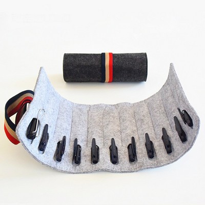 8-Hole Felt Pencil Craft Roll