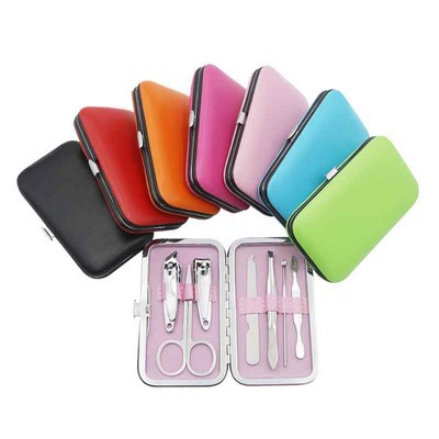 7" 1 Manicure Set With Case