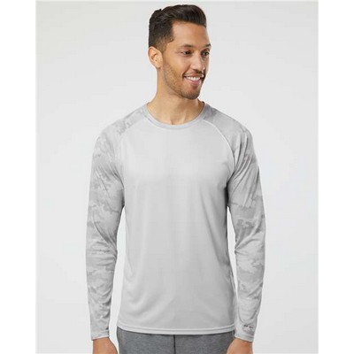 Paragon® Unisex Cayman Performance Camouflage Colorblocked Long Sleeve T-Shirt