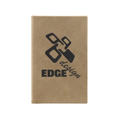 5¼" x 8¼" Light Brown Leatherette Sketch Book