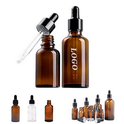 Essential Oil Dropper Bottles - Amber & Clear Glass