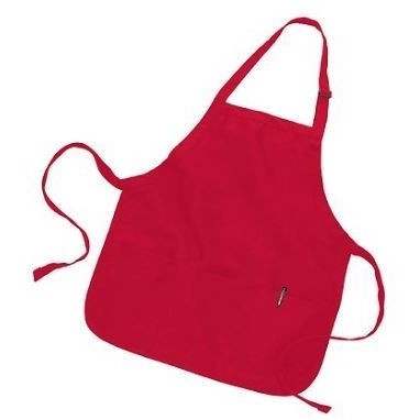 Q-Tees Mid-Length Apron w/Pockets
