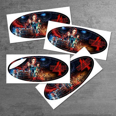5" x 2" Oval Sticker
