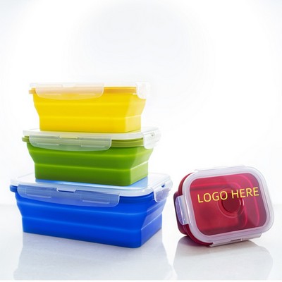 Collapsible Lunch Box w/Lid