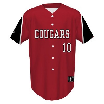 Holloway Youth FreeStyle™ Sublimated Full-Button Baseball Jersey