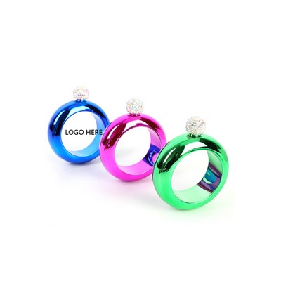 3.5 Oz. Stainless Steel Flask