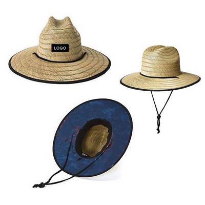 Straw Lifeguard Hat