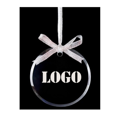 Clear Round Shaped Ornaments