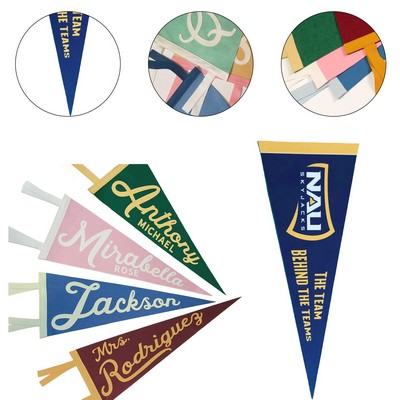 Felt Triangular Advertising Banner