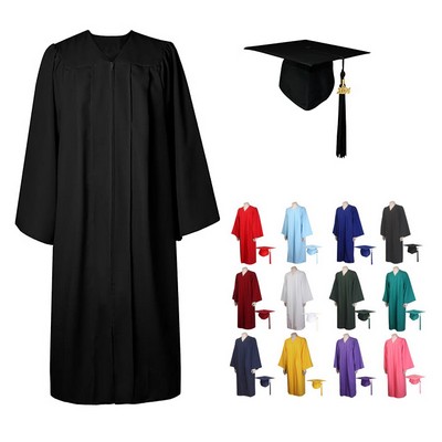 Grad Season Adult Matte Graduation Gown Cap Tassel Set 2026