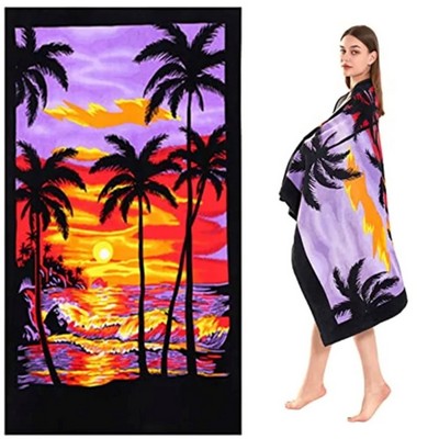 35" x 66" Custom Printed Full Color Luxury Classic Large Beach Towel