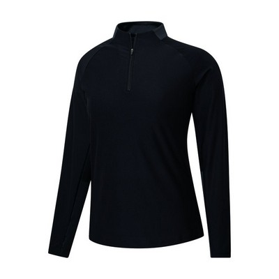 FootJoy Ladies Space Dye Quarter-Zip Midlayer