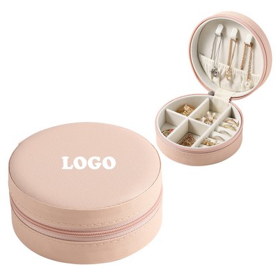 Round Small Jewelry Organizer Box