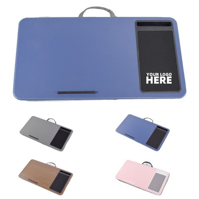 Lap Desk w/Device Ledge Mouse Pad & Phone Holder