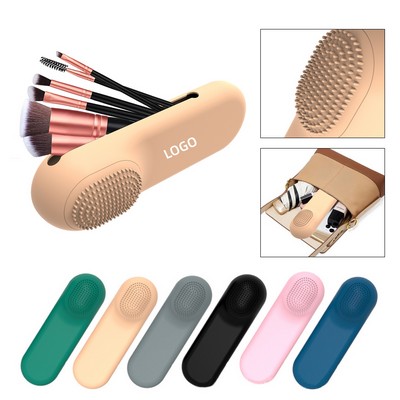 Silicone Travel Makeup Brush Holder