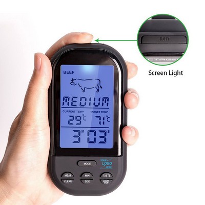 Wireless Meat Thermometer with Wireless pairing capability for Grill and BBQ