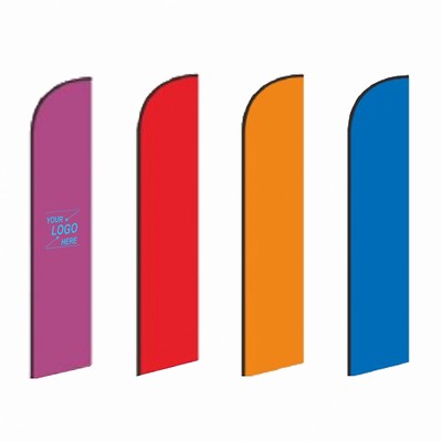 7-Foot Double-Sided Half Drop Cloth Banner