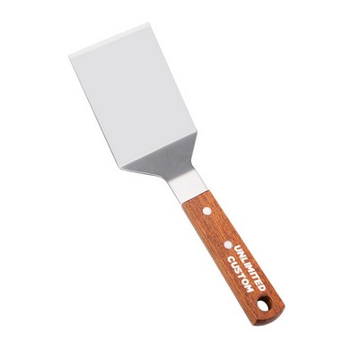 BBQ Griddle Scraper and Pancake Flipper Hamburger Turner