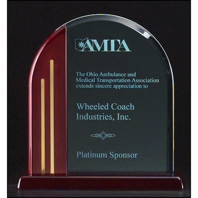 Gold Arch Award, 7 1/2" W x 7 7/8" H