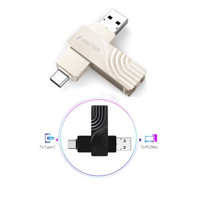 SSD 512G High Capacity Type C Swivel Drive