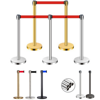 Retractable Belt Crowd Control Stanchion Barrier