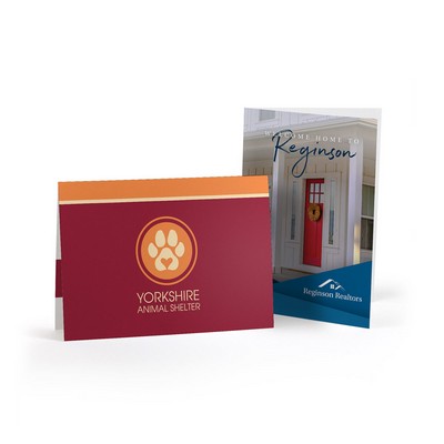 Custom Folded Card - 4"x6" Folded