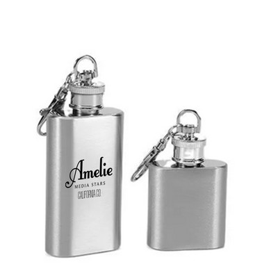 Stainless Steel Keychain Flask