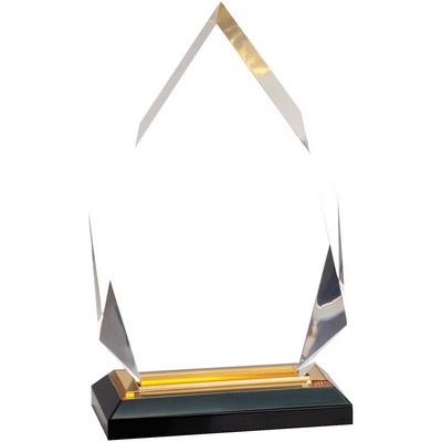 Gold Diamond Impress Acrylic Award 6 3/4"