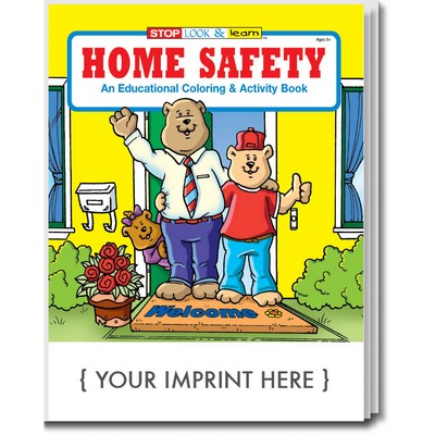 Home Safety Coloring Book Fun Pack