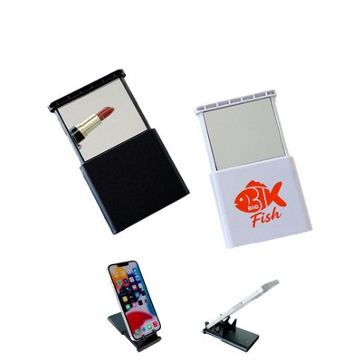 Portable Mirror Cell Phone Stand