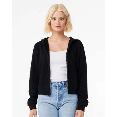 Bella + Canvas® FWD Fashion Women's Sponge Fleece Hoodie w/Full Zip