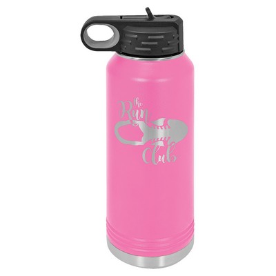 Polar Camel 32oz Pink Stainless Steel Water Bottle