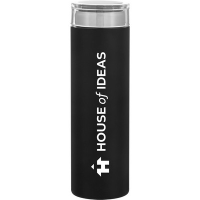 16.9 oz h2go Rocket Water Bottle (Matte Black)