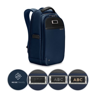 Briggs & Riley @Work Slim Backpack - Navy
