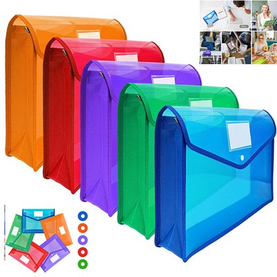 B4 Plastic File Wallet Document Organizer