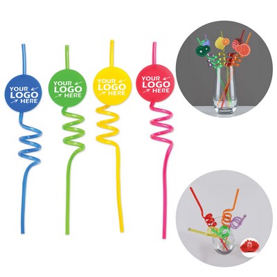 Silly Straws with Medallion