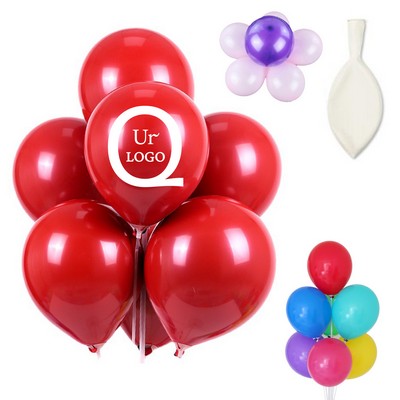 10" Pearlescent Thickened Latex Balloons