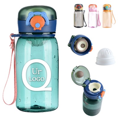 14Oz Water Bottle W/ Lanyard