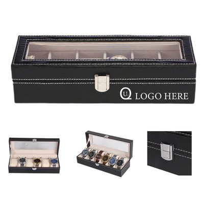 6 Slots Watch Storage Box