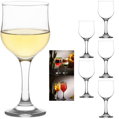 Clear White Wine Glass