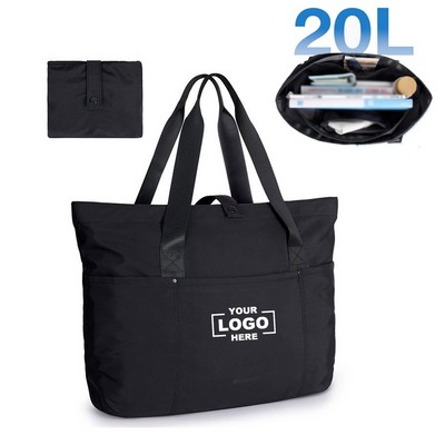 Compact Foldable Travel Tote Bag