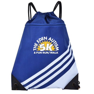 210D Nylon Foldable Drawstring Tote Bag