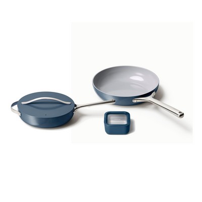 Caraway Saute Duo & Storage Set Navy