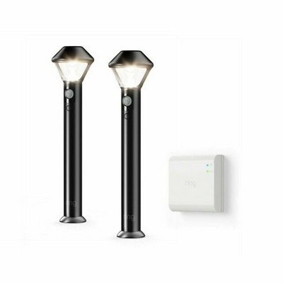 Ring Smart Lighting – Pathlight, Battery-Powered, Outdoor Motion-Sensor Security Light, Black