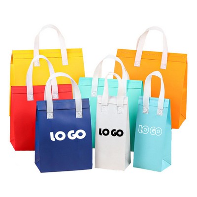 Custom Aluminum Foil Non-Woven Fabric Thermal Insulation Food Bags